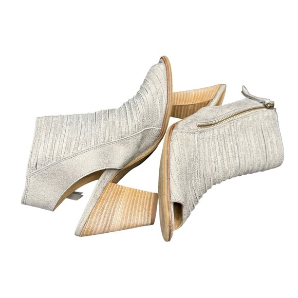 Paul Green Cayanne Peep Toe High Heel Booties Womens Leather, Size UK 7/US 9.5 - Picture 8 of 10